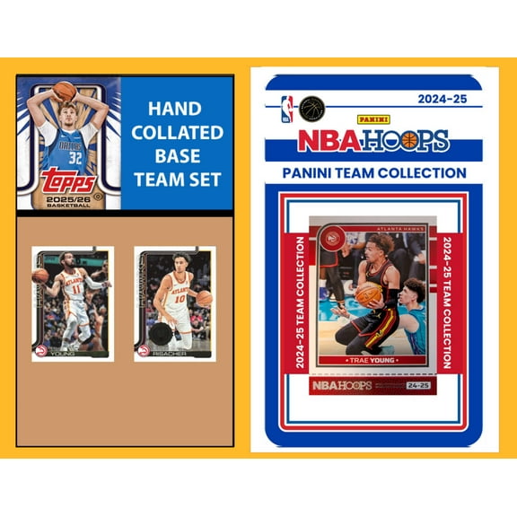 2025-26 2026 Topps Atlanta Hawks Team Set + 2024 Panini Hoops Trae Young