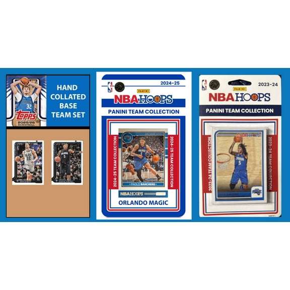 2025-26 2026 Topps Orlando Magic Team Set + 2024 2023 Panini Hoops Banchero