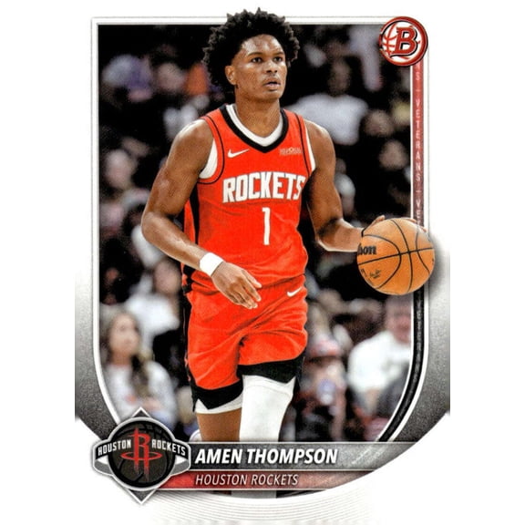 2025-26 BOWMAN #134 AMEN THOMPSON HOUSTON ROCKETS