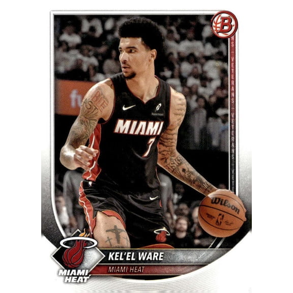 2025-26 BOWMAN #90 KEL'EL WARE MIAMI HEAT