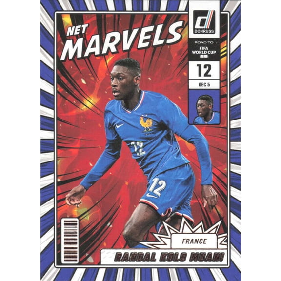 2025-26 DONRUSS ROAD TO WORLD CUP NET MARVELS #15 RANDAL KOLO MUANI FRANCE