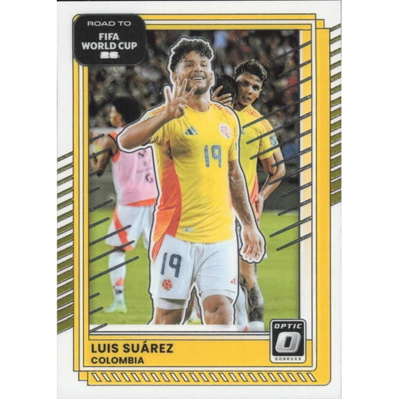 2025-26 DONRUSS ROAD TO WORLD CUP OPTIC #122 LUIS SUAREZ (COL) COLOMBIA