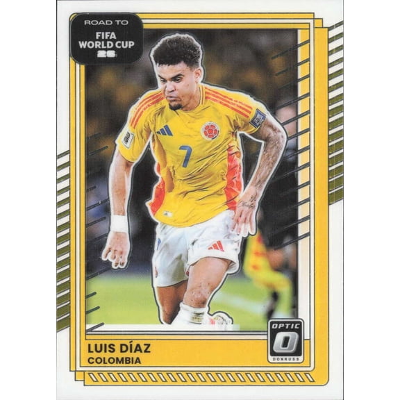 2025-26 DONRUSS ROAD TO WORLD CUP OPTIC #125 LUIS DIAZ COLOMBIA