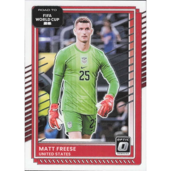 2025-26 DONRUSS ROAD TO WORLD CUP OPTIC #28 MATT FREESE UNITED STATES
