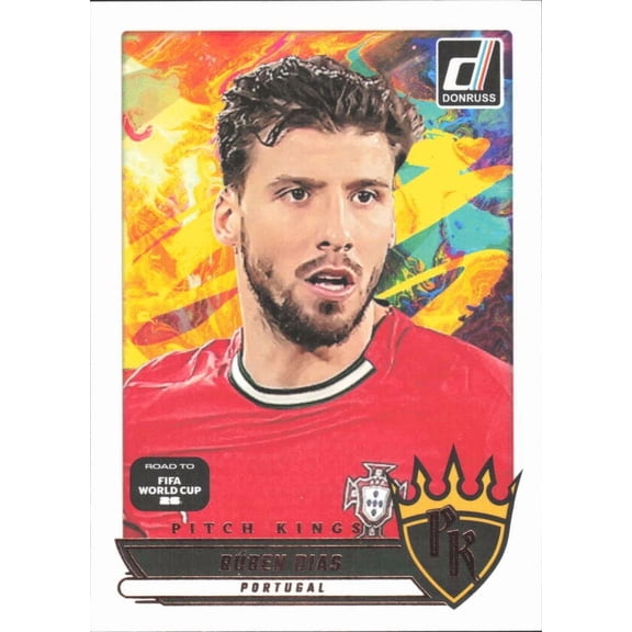 2025-26 DONRUSS ROAD TO WORLD CUP PITCH KINGS #10 RUBEN DIAS PORTUGAL