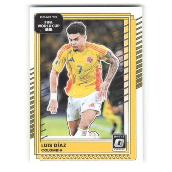 2025-26 Donruss Optic Road to FIFA World Cup #125 Luis Diaz Colombia  Soccer Futbol Base Trading Card