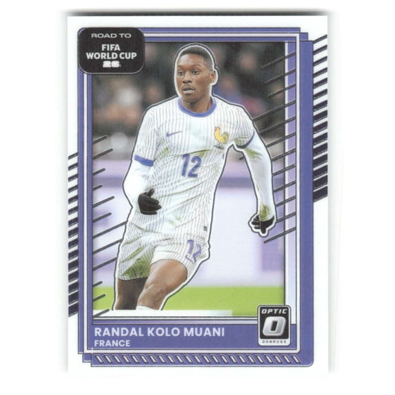 2025-26 Donruss Optic Road to FIFA World Cup #146 Randal Kolo Muani France  Soccer Futbol Base Trading Card