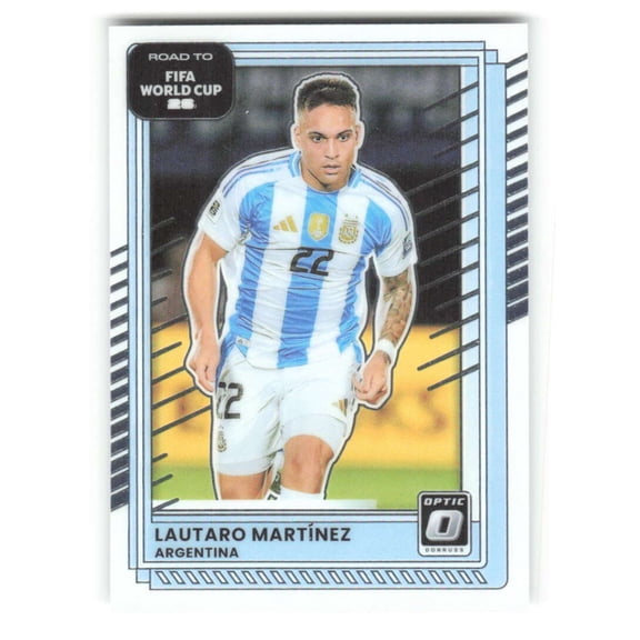 2025-26 Donruss Optic Road to FIFA World Cup #163 Lautaro Martinez Argentina Soccer Futbol Base Trading Card