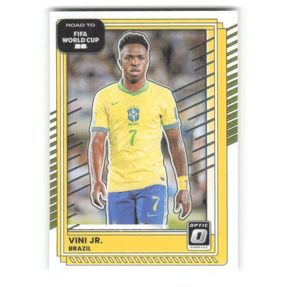 2025-26 Donruss Optic Road to FIFA World Cup #179 Vini Jr. Brazil Soccer Futbol Base Trading Card