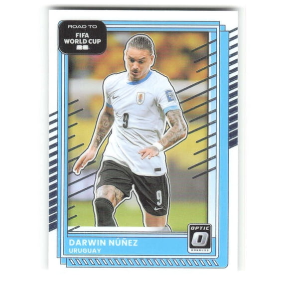 2025-26 Donruss Optic Road to FIFA World Cup #52 Darwin Nunez Uruguay  Soccer Futbol Base Trading Card