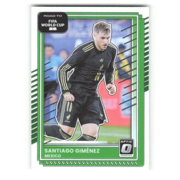 2025-26 Donruss Optic Road to FIFA World Cup #75 Santiago Gimenez Mexico  Soccer Futbol Base Trading Card