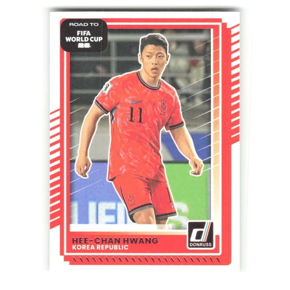 2025-26 Donruss Road to FIFA World Cup #103 Hee-chan Hwang Korea Republic Soccer Futbol Base Trading Card