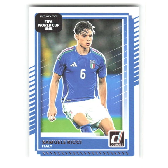 2025-26 Donruss Road to FIFA World Cup #120 Samuele Ricci Italy Soccer Futbol Base Trading Card