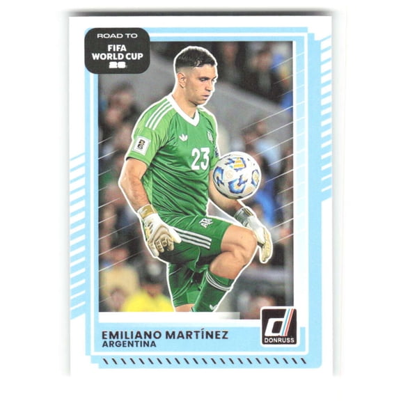 2025-26 Donruss Road to FIFA World Cup #160 Emiliano Martinez Argentina Soccer Futbol Base Trading Card