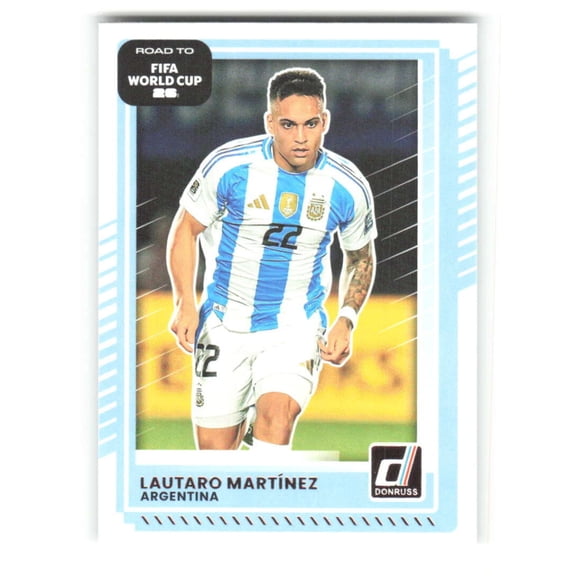 2025-26 Donruss Road to FIFA World Cup #163 Lautaro Martinez Argentina Soccer Futbol Base Trading Card