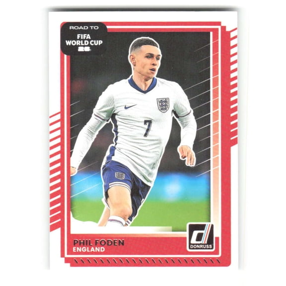 2025-26 Donruss Road to FIFA World Cup #69 Phil Foden England  Soccer Futbol Base Trading Card