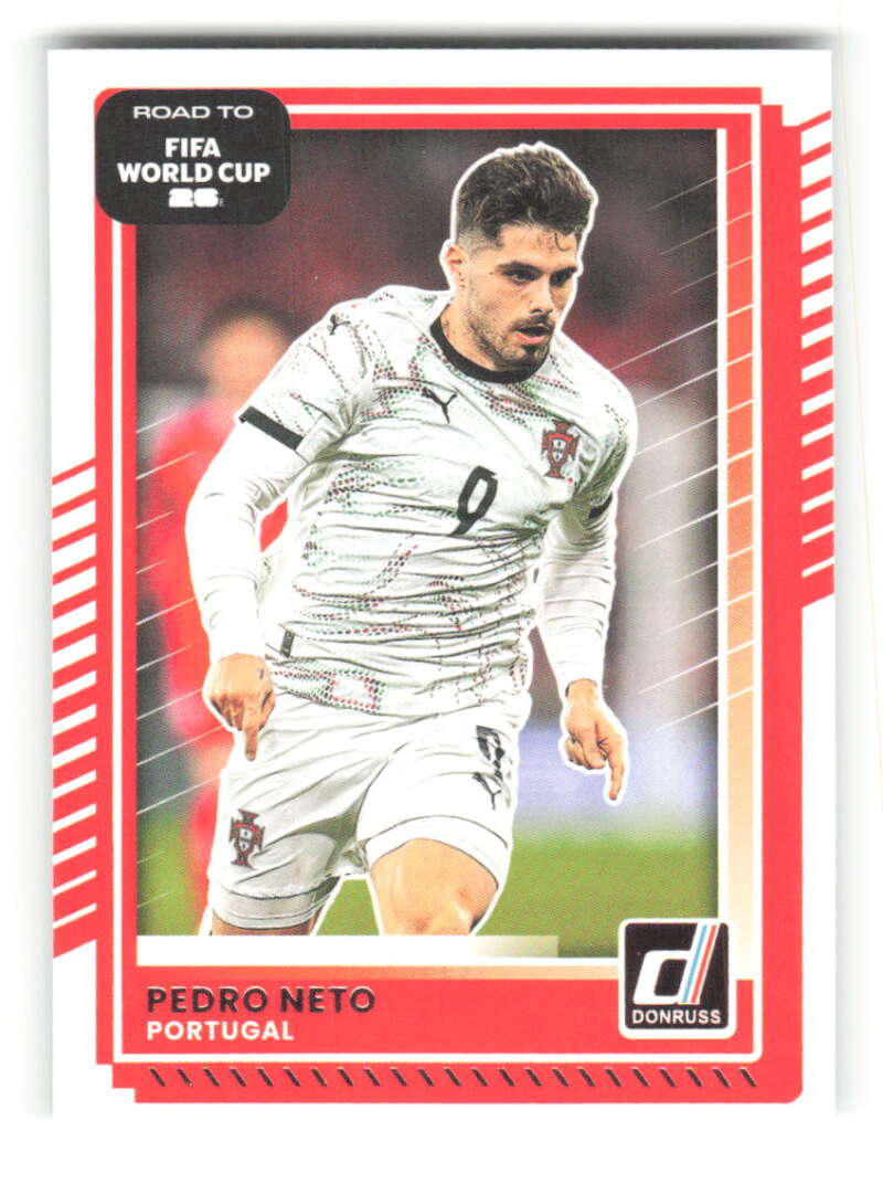 2025-26 Donruss Camino a la Copa del Mundo FIFA #94 Pedro Neto Portugal Fútbol Tarjeta Coleccionable Base