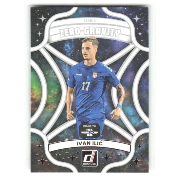 2025-26 Donruss Road to FIFA World Cup Zero Gravity #9 Ivan Ilic Serbia  Soccer Futbol Trading Card