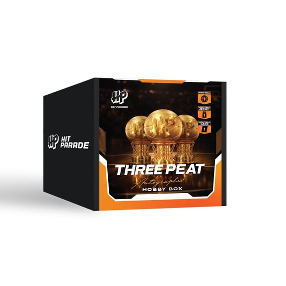 2025/26 Hit Parade Autographed Basketball Three Peat Series 2 Hobby Box - 3 Items Per Box