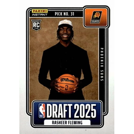 2025-26 Instant Draft Night Basketball Rasheer Fleming NBADN-27 [Rookie]