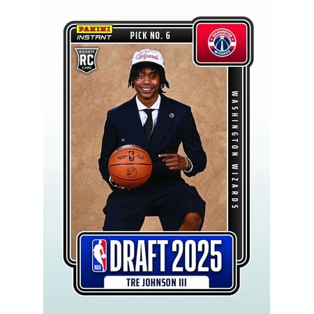 2025-26 Instant Draft Night Basketball Tre Johnson III NBADN-6 [Rookie]