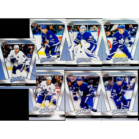 2025-26 MVP Toronto Maple Leafs Base No SP Team Set  (See Scan for all players included)  All Cards Pack Fresh, Hand Collated, Near Mint to Mint.