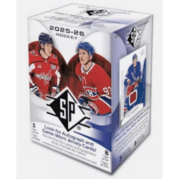 2025-26 NHL Upper Deck UD SP Hockey Factory Sealed Retail Blaster Box 40 Cards