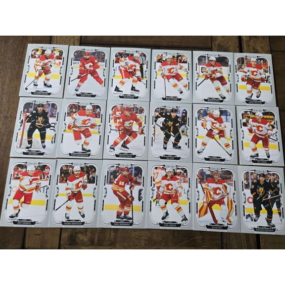 2025-26 O-Pee-Chee OPC Calgary Flames Base No SP Team Set  (See Scan for players included)  All Cards Pack Fresh, Hand Collated,