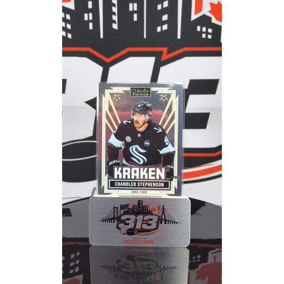 2025-26 O-Pee Chee OPC Platinum Chandler Stephenson Seattle Kraken R-4 Trading Card