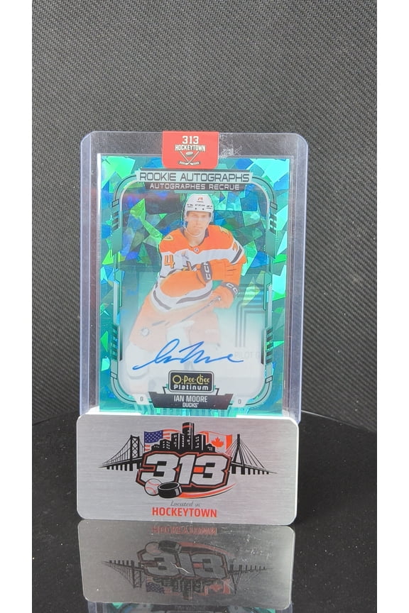 2025-26 O-Pee-Chee OPC Platinum Ian Moore #R-IM Turquoise Fragments