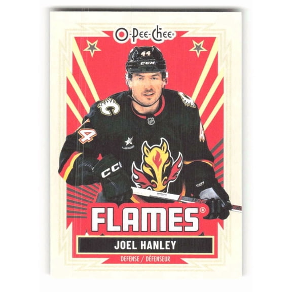 2025-26 O-Pee-Chee Retro #311 Joel Hanley Calgary Flames NHL Hockey Trading Card