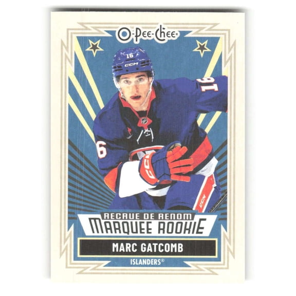 2025-26 O-Pee-Chee Retro #561 Marc Gatcomb Marquee Rookie RC Rookie New York Islanders  NHL Hockey Trading Card