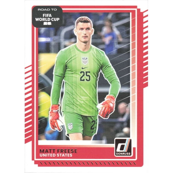 2025-26 PANINI DONRUSS ROAD TO WORLD CUP BASE #28 MATT FREESE UNITED STATES SOCCER WORLD CUP