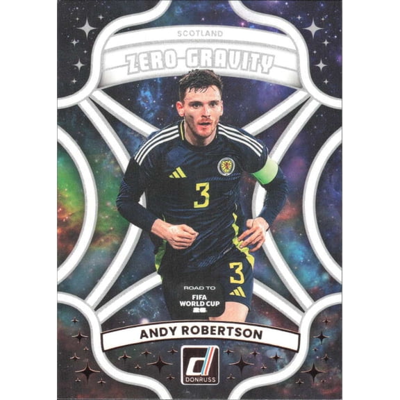 2025-26 PANINI DONRUSS ROAD TO WORLD CUP ZERO GRAVITY #7 ANDY ROBERTSON SCOTLAND