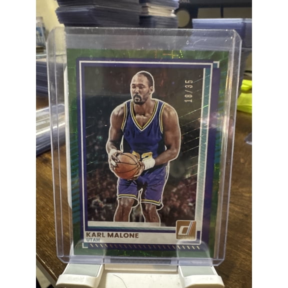 2025-26 Panini Donruss Karl Malone #179 Green /35