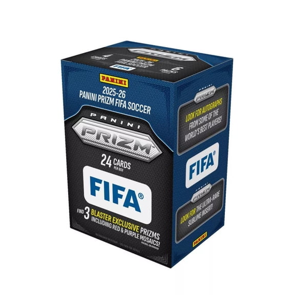 2025-26 Panini FIFA Prizm Soccer Trading Card Blaster Box