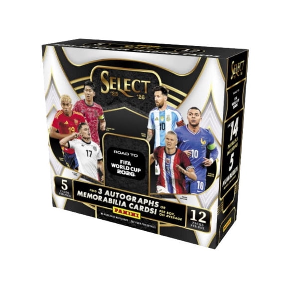 2025-26 Panini Select Road To FIFA World Cup 2026 Soccer Hobby Box