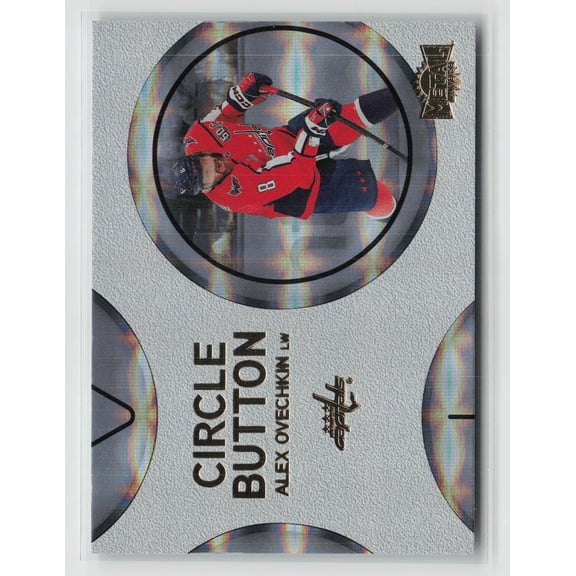 2025-26 Upper Deck SkyBox Metal Universe Hockey Circle Button Alex Ovechkin Washington Capitals #CB-3 Hockey Card