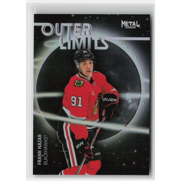 2025-26 SkyBox Metal Universe Outer Limits Frank Nazar #OL-25