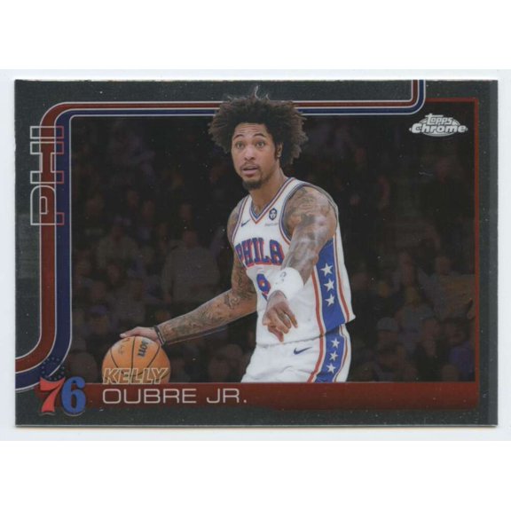 2025-26 TOPPS CHROME #114 KELLY OUBRE JR. PHILADELPHIA 76ERS