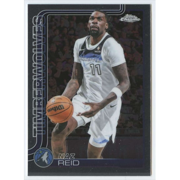 2025-26 TOPPS CHROME #156 NAZ REID MINNESOTA TIMBERWOLVES