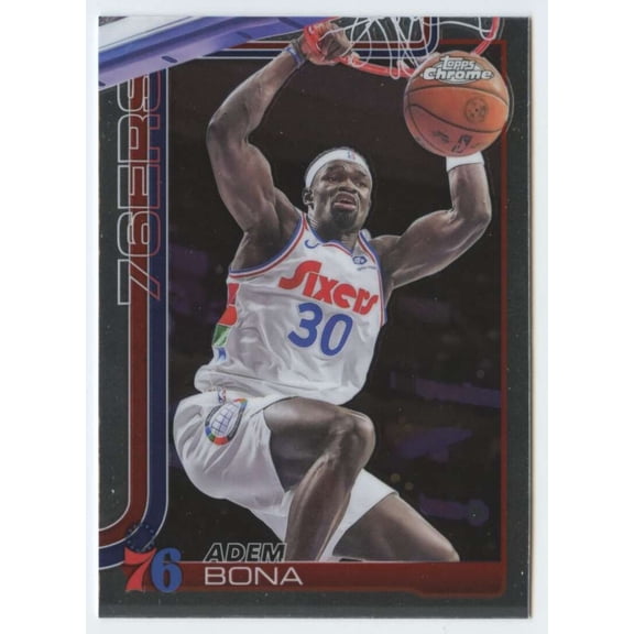 2025-26 TOPPS CHROME #183 ADEM BONA PHILADELPHIA 76ERS