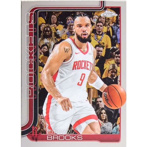 2025-26 TOPPS CHROME #70 DILLON BROOKS HOUSTON ROCKETS