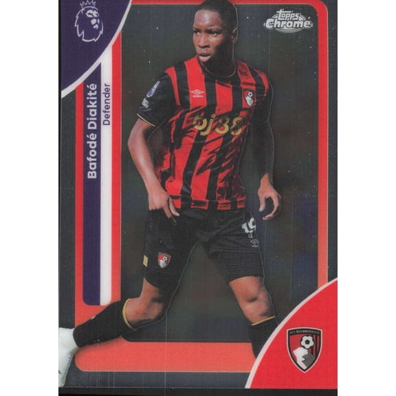2025-26 TOPPS CHROME PREMIER LEAGUE #6 BAFODE DIAKITE AFC BOURNEMOUTH