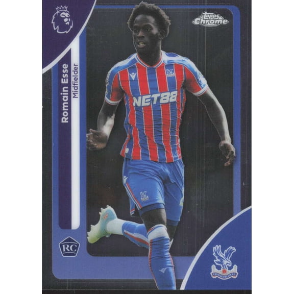 2025-26 TOPPS CHROME PREMIER LEAGUE #72 ROMAIN ESSE RC CRYSTAL PALACE
