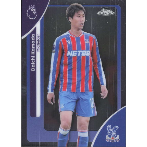 2025-26 TOPPS CHROME PREMIER LEAGUE #79 DAICHI KAMADA CRYSTAL PALACE