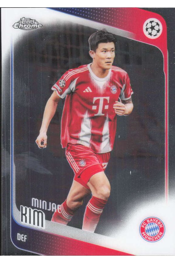 2025-26 TOPPS CHROME UEFA CLUB COMPETITIONS #101 MINJAE KIM FC BAYERN MUNCHEN