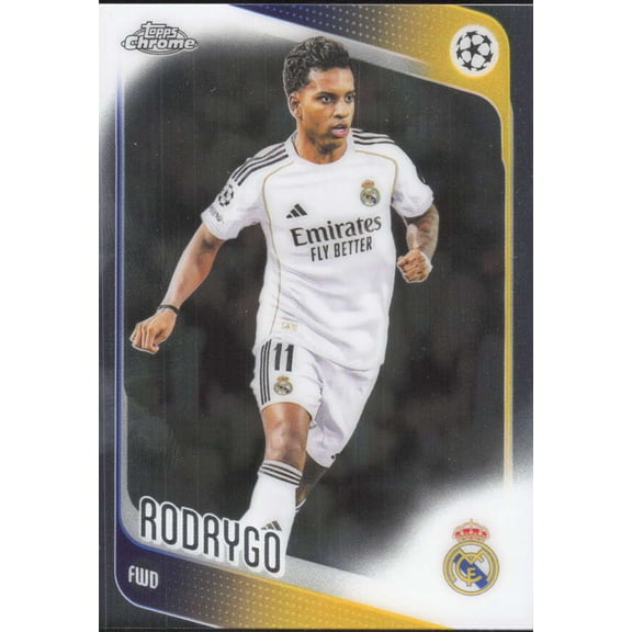 2025-26 TOPPS CHROME UEFA CLUB COMPETITIONS #102 RODRYGO REAL MADRID C.F.