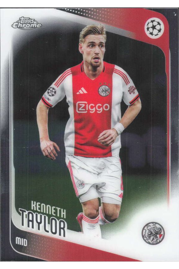 2025-26 TOPPS CHROME UEFA CLUB COMPETITIONS #127 KENNETH TAYLOR AFC AJAX