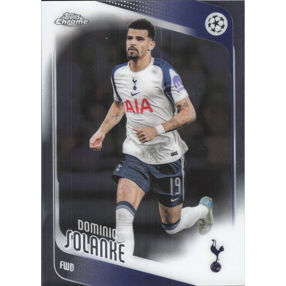 2025-26 TOPPS CHROME UEFA CLUB COMPETITIONS #144 DOMINIC SOLANKE TOTTENHAM HOTSPUR